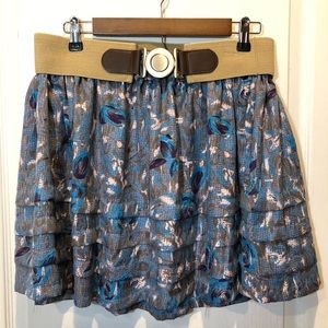 I Heart Ronson Skirt with Belt size L